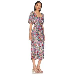 SPELL | Women's Last Drinks Bias Cut Midi Bird & Floral
Print Size XS
